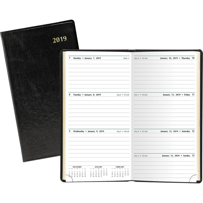 Day-Timer Bound 2PPW Weekly Slim Planner