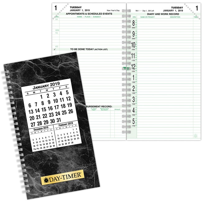 Day-Timer Original 2PPD Pocket Calendar Pages