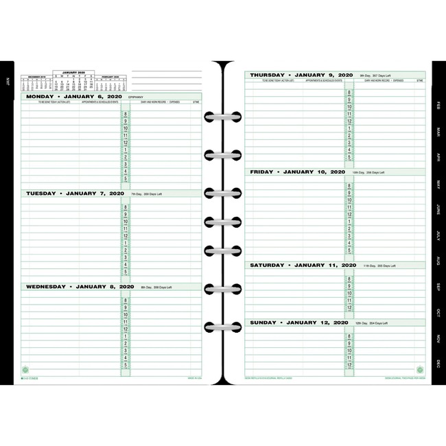Day-Timer 2PPW Original Planner Desk Refill