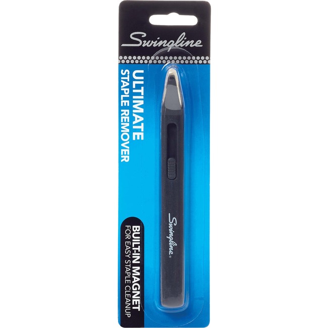 Swingline® Ultimate Staple Remover, Blade Style, Built-in Magnet, Black
