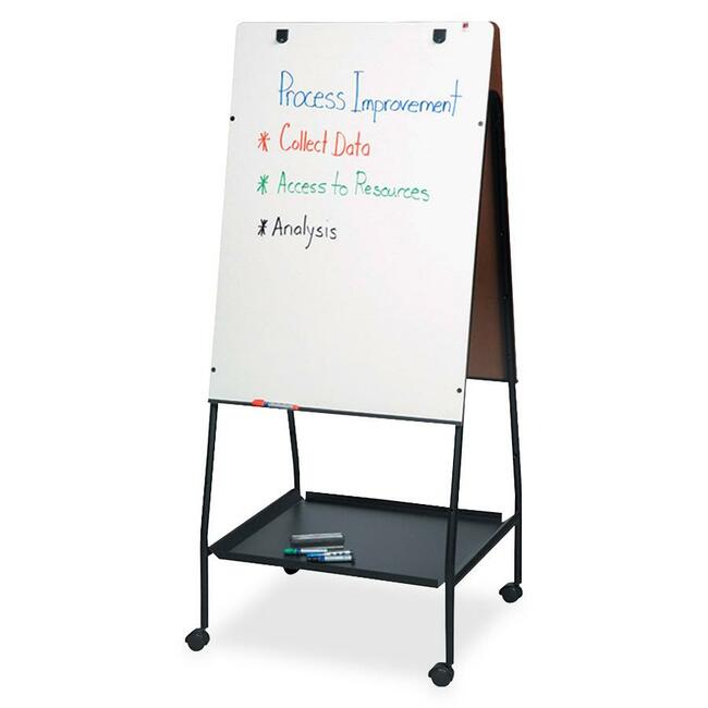 MooreCo Double-Sided Melamine Easel