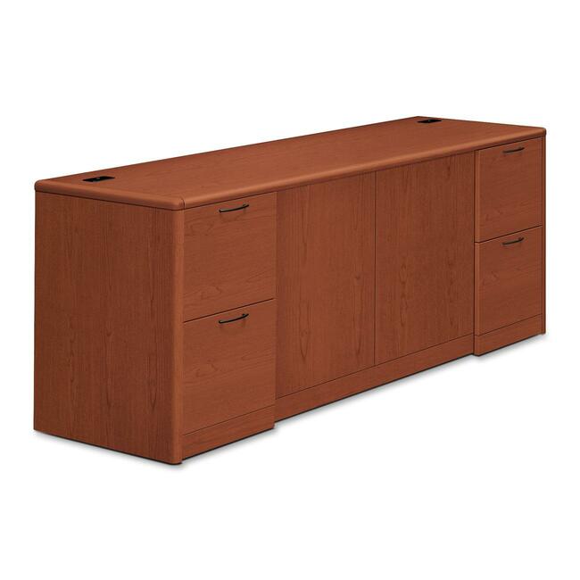 HON 10700 Series Credenza with Doors & File Pedestals