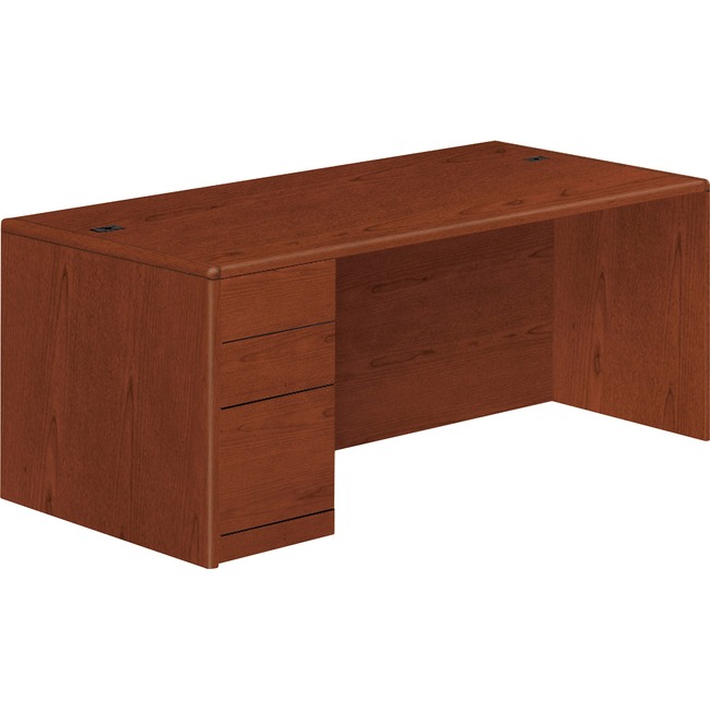 HON 10700 Series Left Pedestal Desk