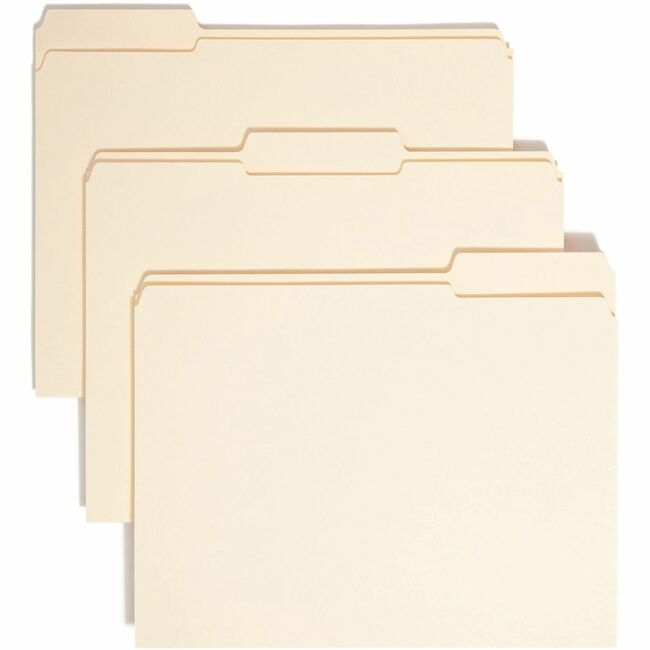 Smead Manila Folders with Reinforced Tab