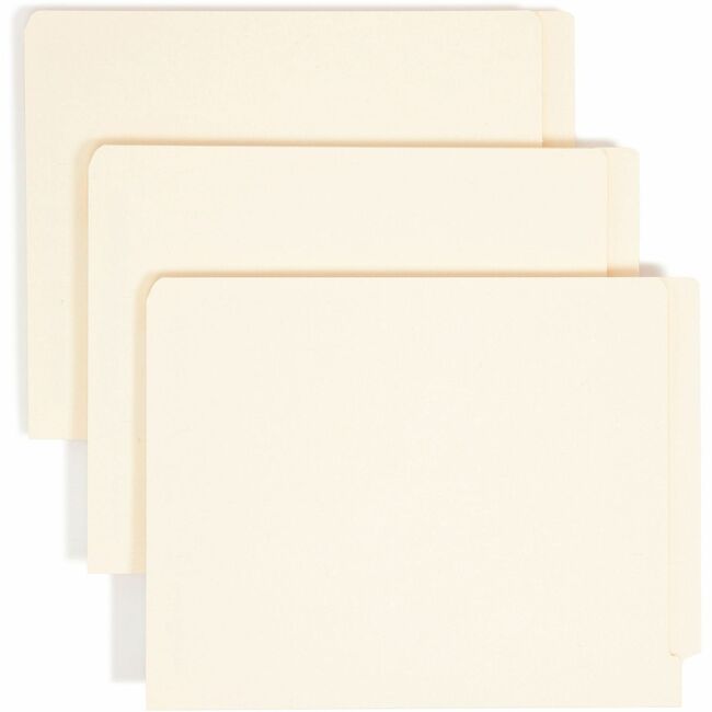 Smead End Tab Fastener Folders with Shelf-Master® Reinforced Tab