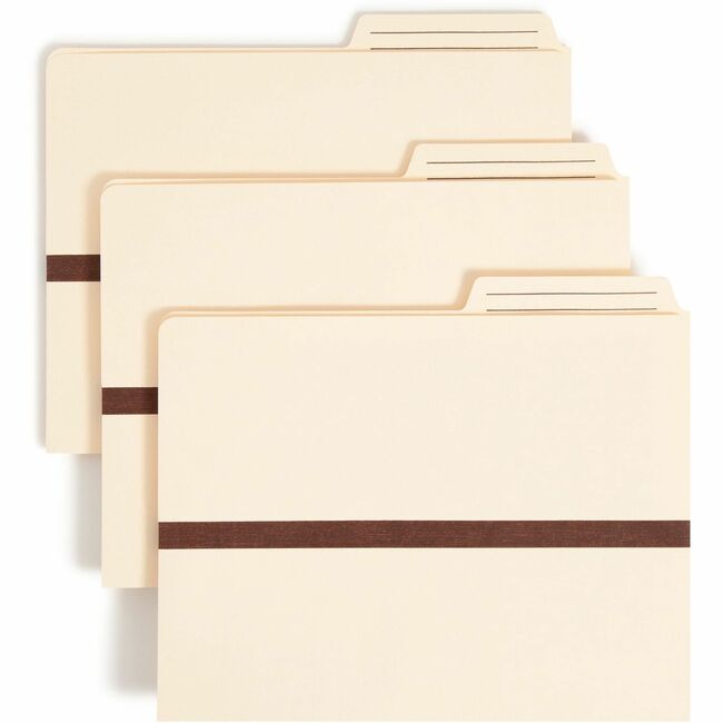 Smead Manila File Pockets with 2/5-Cut Tab