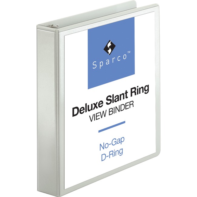 Sparco Deluxe Slant Ring View Binders