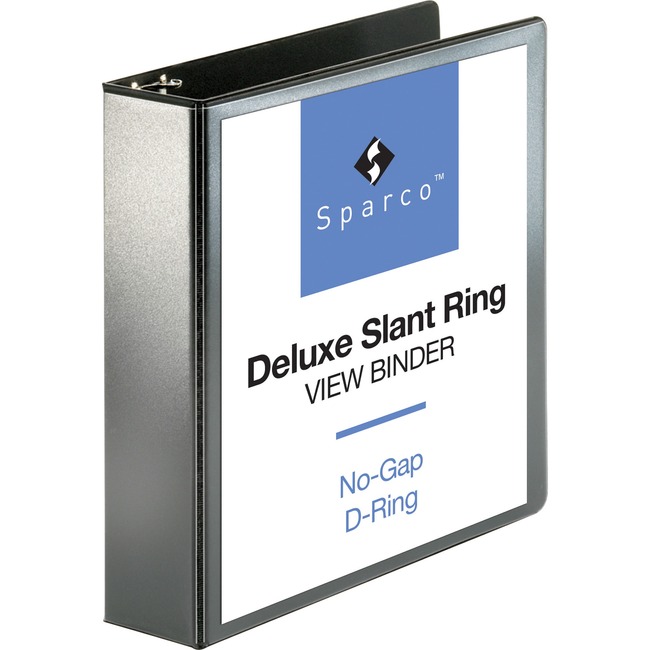 Sparco Deluxe Slant Ring View Binders