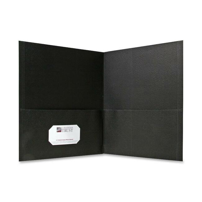 Sparco Simulated Leather Double Pocket Folders