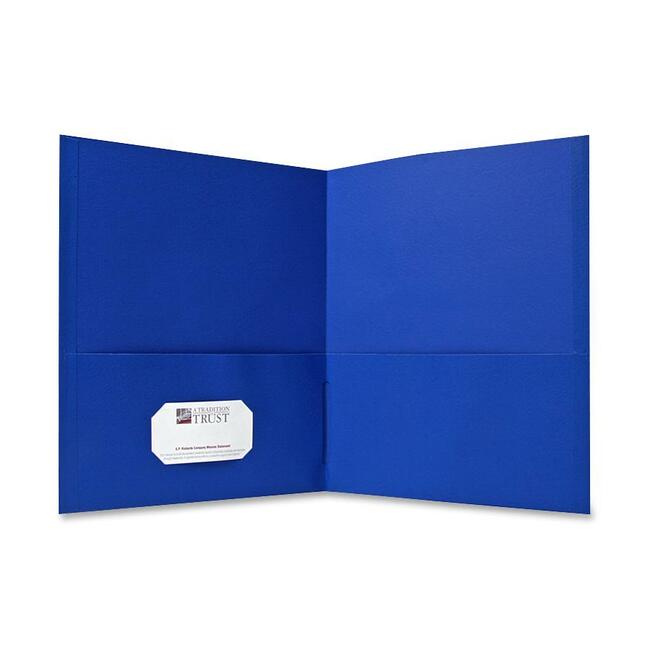 Sparco Simulated Leather Double Pocket Folders