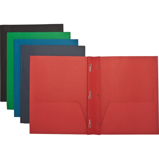 Sparco 2-Pocket Folders with Fasteners