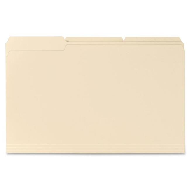 Sparco 1/3 Cut Recycled Manila File Folders