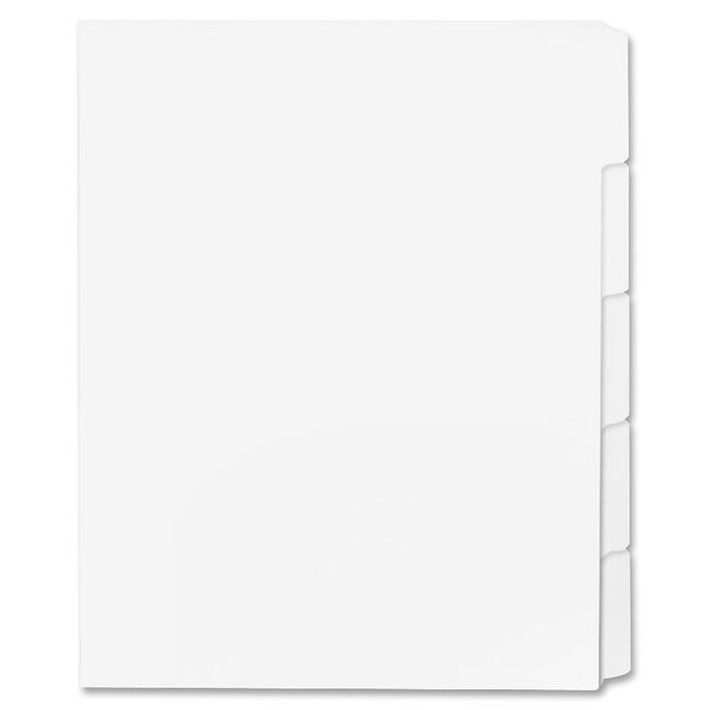 Sparco Straight Collated Print-on Tab Dividers