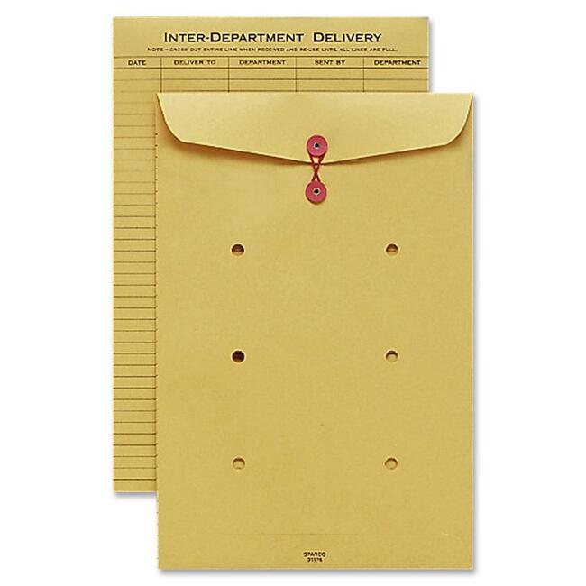 Sparco String & Button Close Inter-Dept.Envelopes