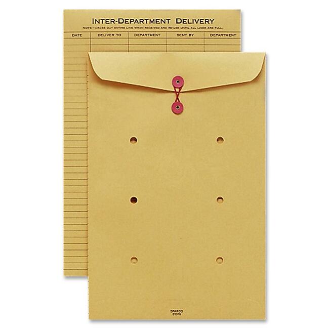 Sparco String & Button Close Inter-Dept.Envelopes