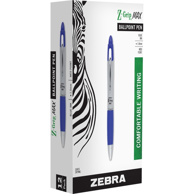 Zebra Pen Z-grip Max Retractable Ballpoint Pens