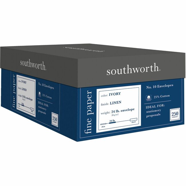 Southworth 25% Cotton No. 10 Business Envelopes