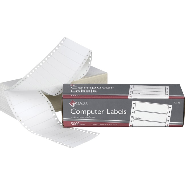 Maco High Speed Data Processing Labels
