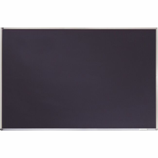 Quartet® Porcelain Black Chalkboard, Magnetic, 3' x 4', Aluminum Frame