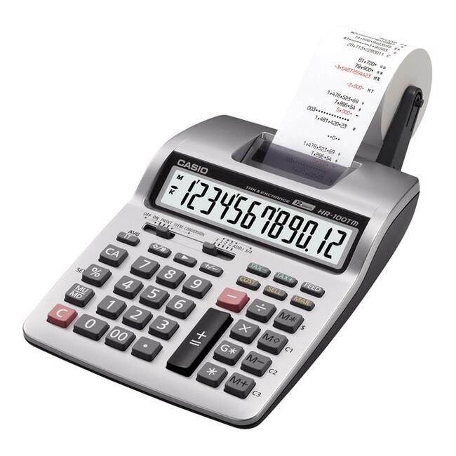 Casio HR-100TMPLus Desktop Printer Calculator