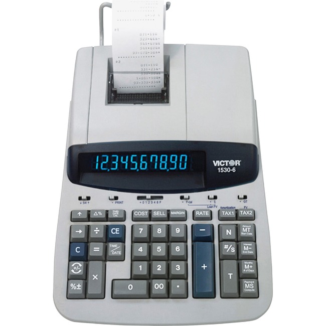 Victor 1530-6 10 Digit Professional Grade Heavy Duty Commercial Printing Calculator