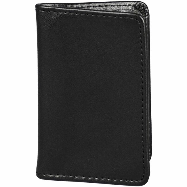 Samsill Carrying Case (Wallet) for Business Card - Black