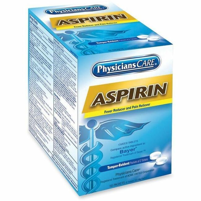 PhysiciansCare Physician's Care Aspirin Single Packets