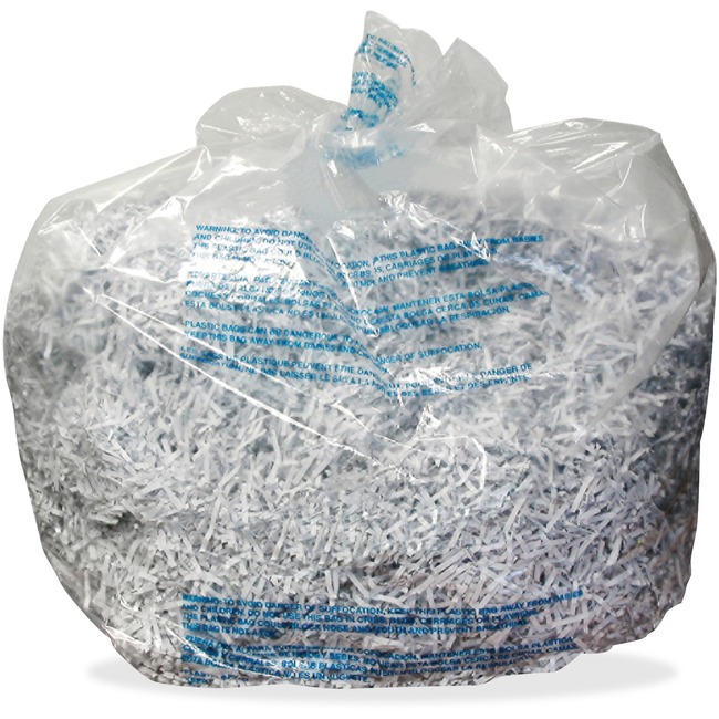Swingline® 30 Gallon Plastic Shredder Bags, For 500X, 500M, 600X, 600M, 750X, 750M and Large Office Shredders, 25 Box