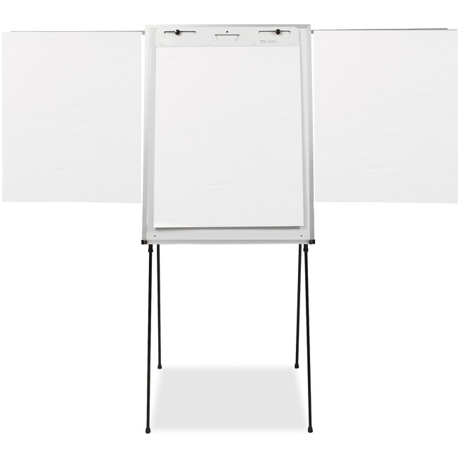 Quartet® Steel Presentation Easel, Total Erase®Whiteboard/Flipchart, 29