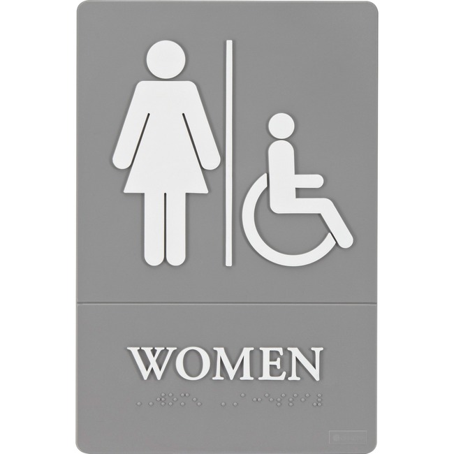 Quartet® ADA Signs, Women (Accessible), 6