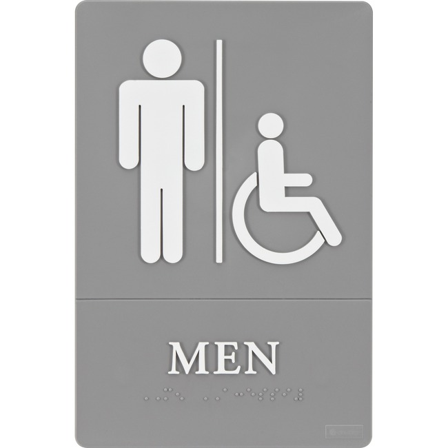 Quartet® ADA Signs, Men (Accessible), 6