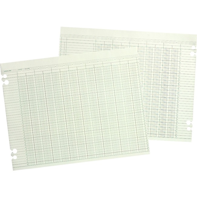 Wilson Jones® Columnar Ruled Sheets, 9 1/4