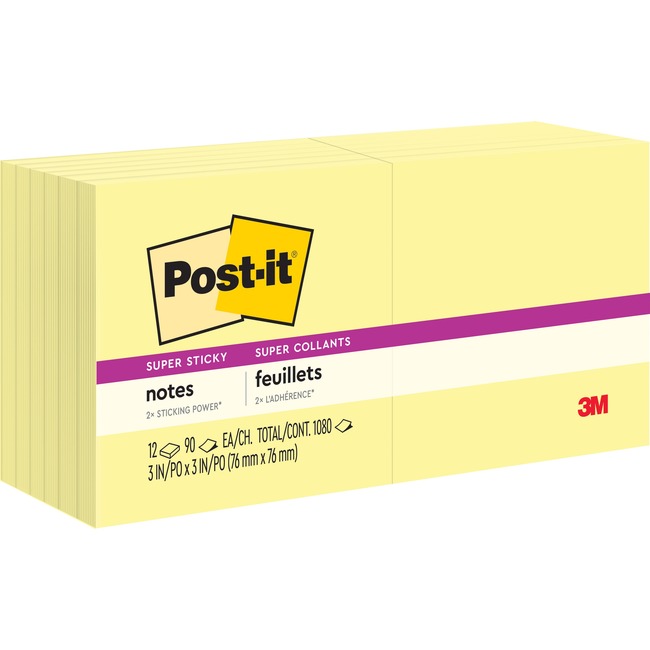 Post-it® Super Sticky Pop-up Notes, 3