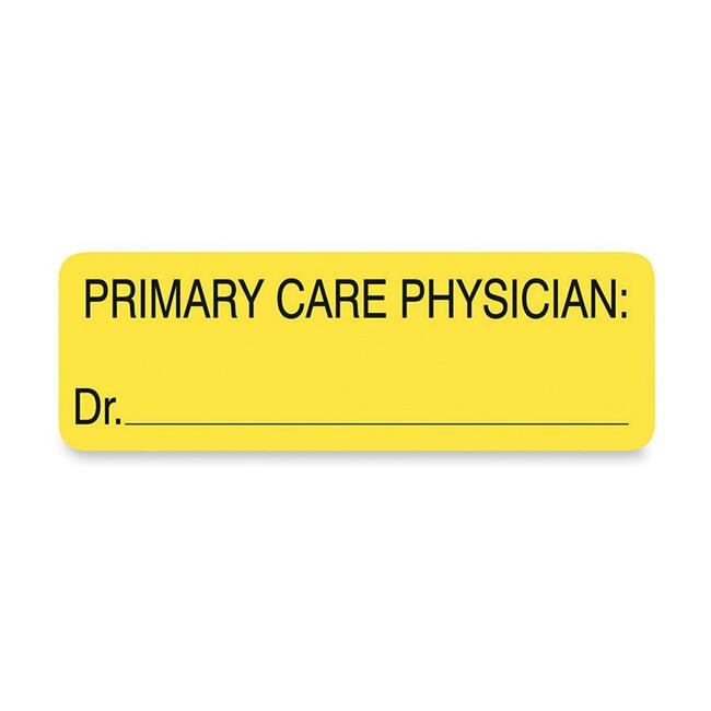 Tabbies PRIMARY CARE PHYSICIAN Patient Info Labels