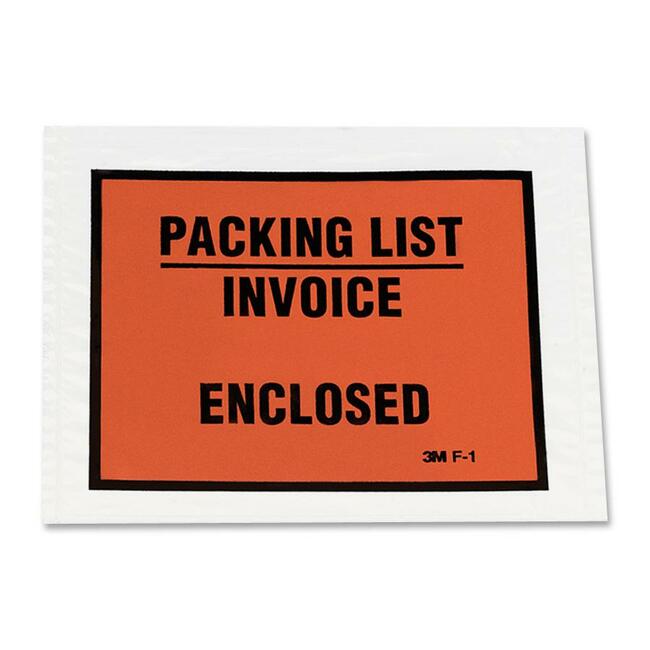 3M Full Print Packing List Envelopes