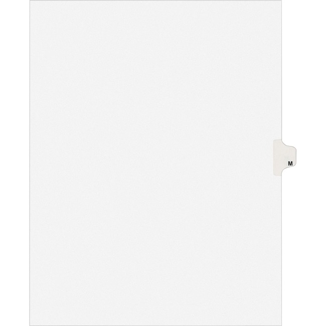 Kleer-Fax Legal Exhibit Index Dividers