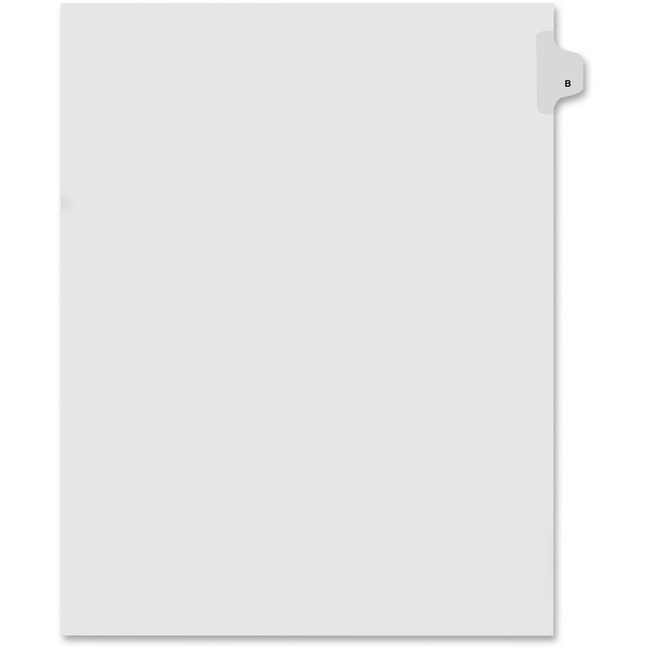 Kleer-Fax Legal Exhibit Index Dividers