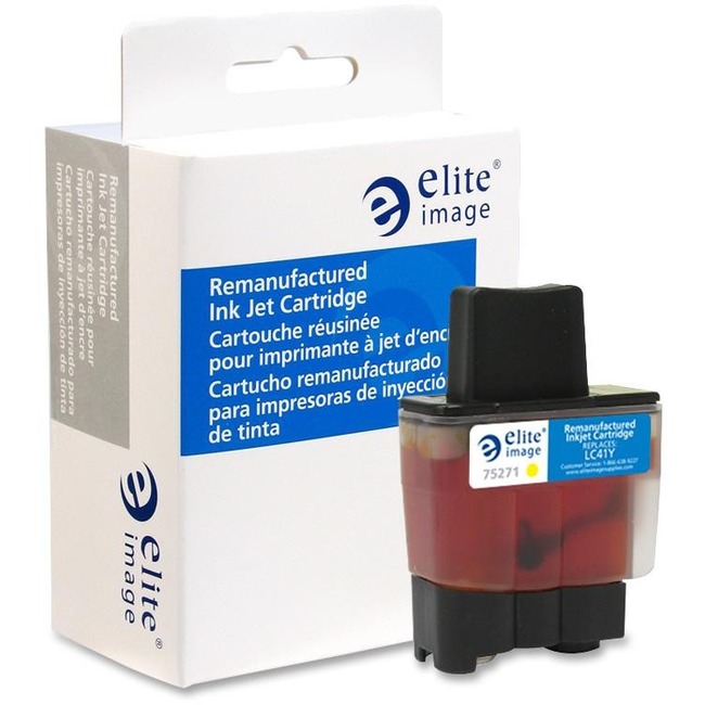 Elite Image Remanufactured Ink Cartridge - Alternative for Brother (LC41Y)