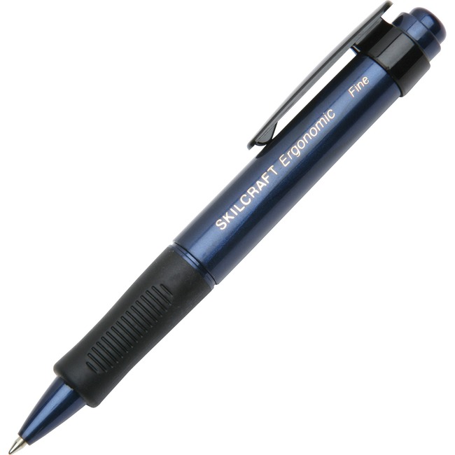 SKILCRAFT Retractable Wide Body Ballpoint Pen
