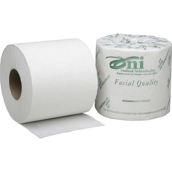 SKILCRAFT Single Ply Toilet Tissue Paper