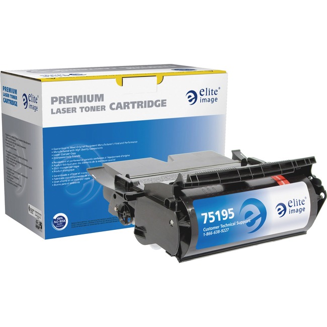 Elite Image Remanufactured MICR Toner Cartridge - Alternative for Lexmark (12A6835)