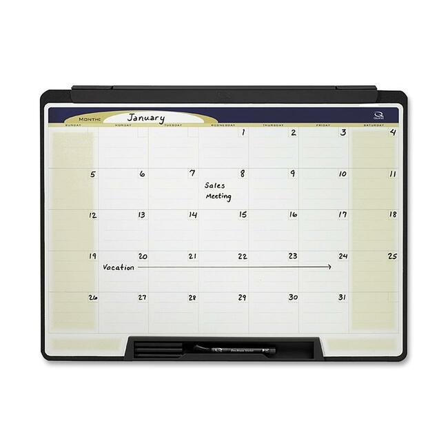 Quartet Motion Cubicle Dry-Erase 1-month Calendar