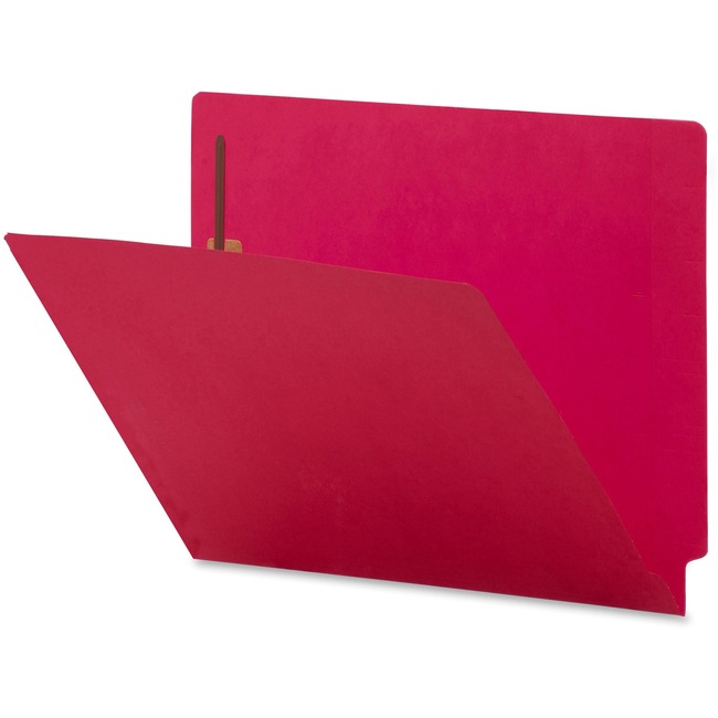 Sparco Colored End Tab Fastener Folders