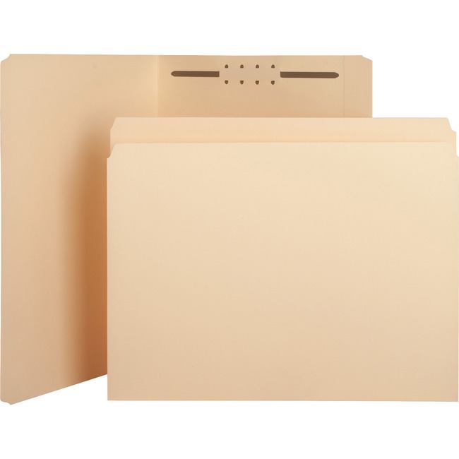 Sparco Straight-cut Tab Fastener Folders