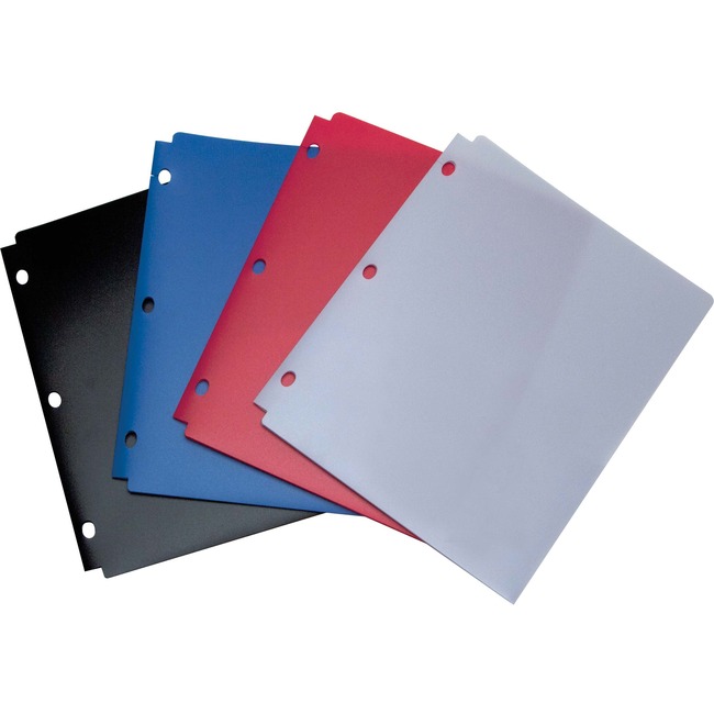 Wilson Jones® Snapper Folder, Letter Size, Two Pockets, Classic Color Assortment