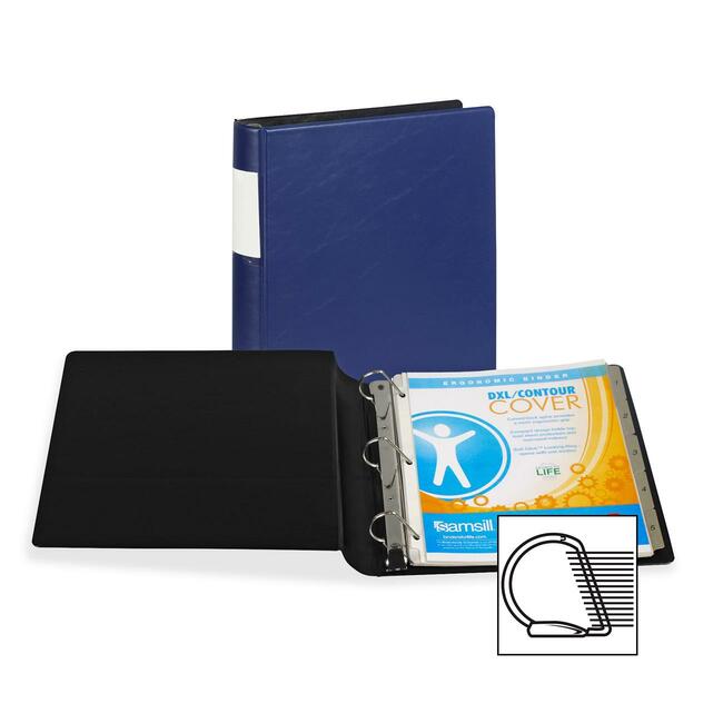 Samsill Contour Cover D-Ring Reference Binder