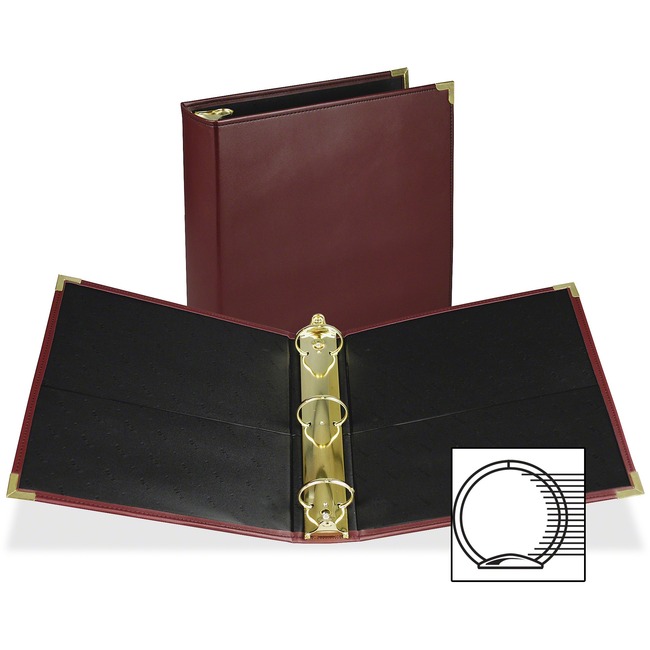 Samsill Leather-like Classic Collection Ring Binder