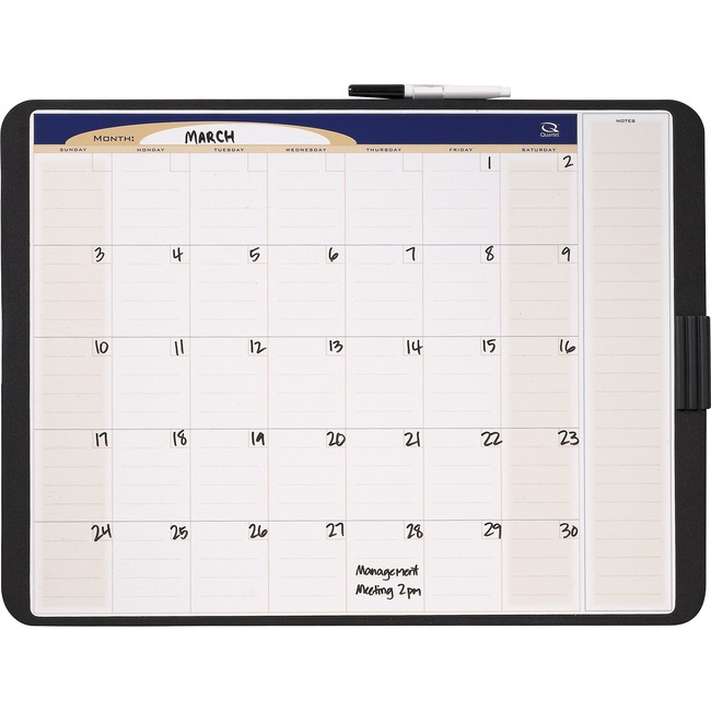 Quartet® Designer™ Tack & Write® Monthly Calendar