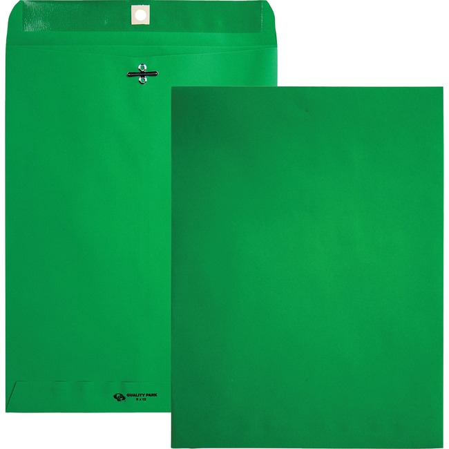 Quality Park Brightly Colored 9x12 Clasp Envelopes