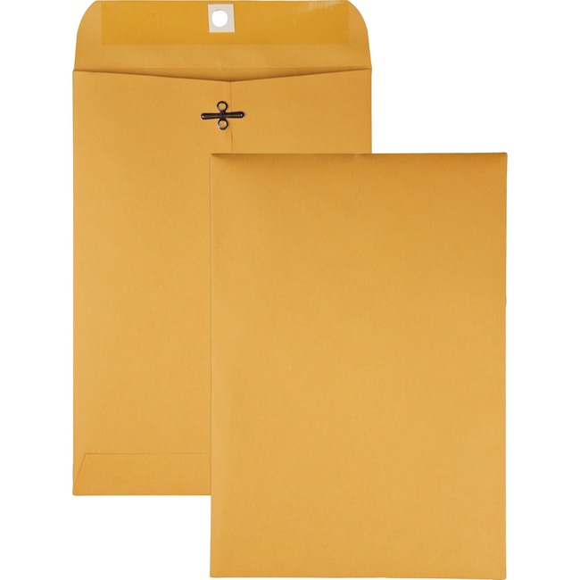 Quality Park Gummed Kraft Clasp Envelopes